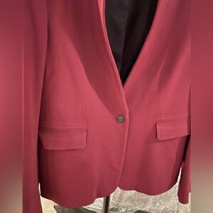 Rag and bone Women's Burgundy Blazer